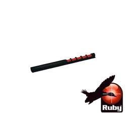 RUBY Muszka światłowodowa 120 mm na strzelnicę ! ZIELONA